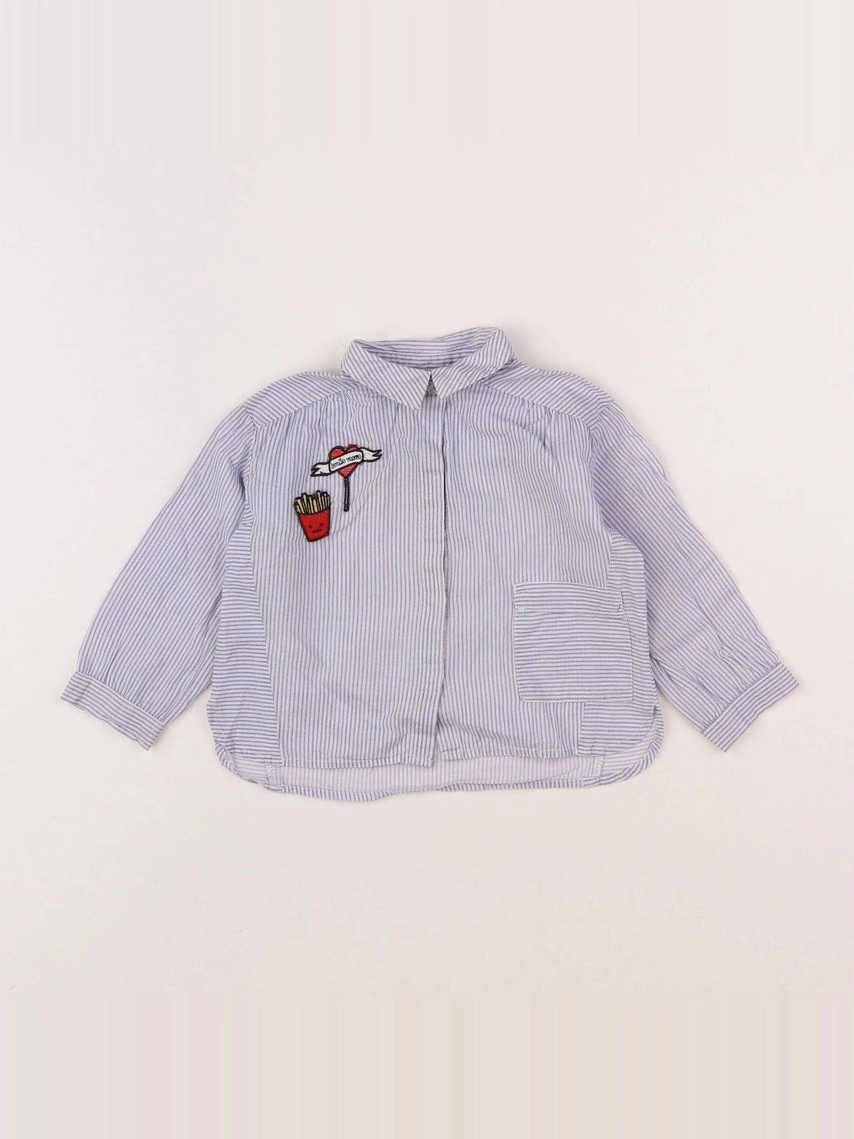 Zara - chemise bleu - 9/12 mois