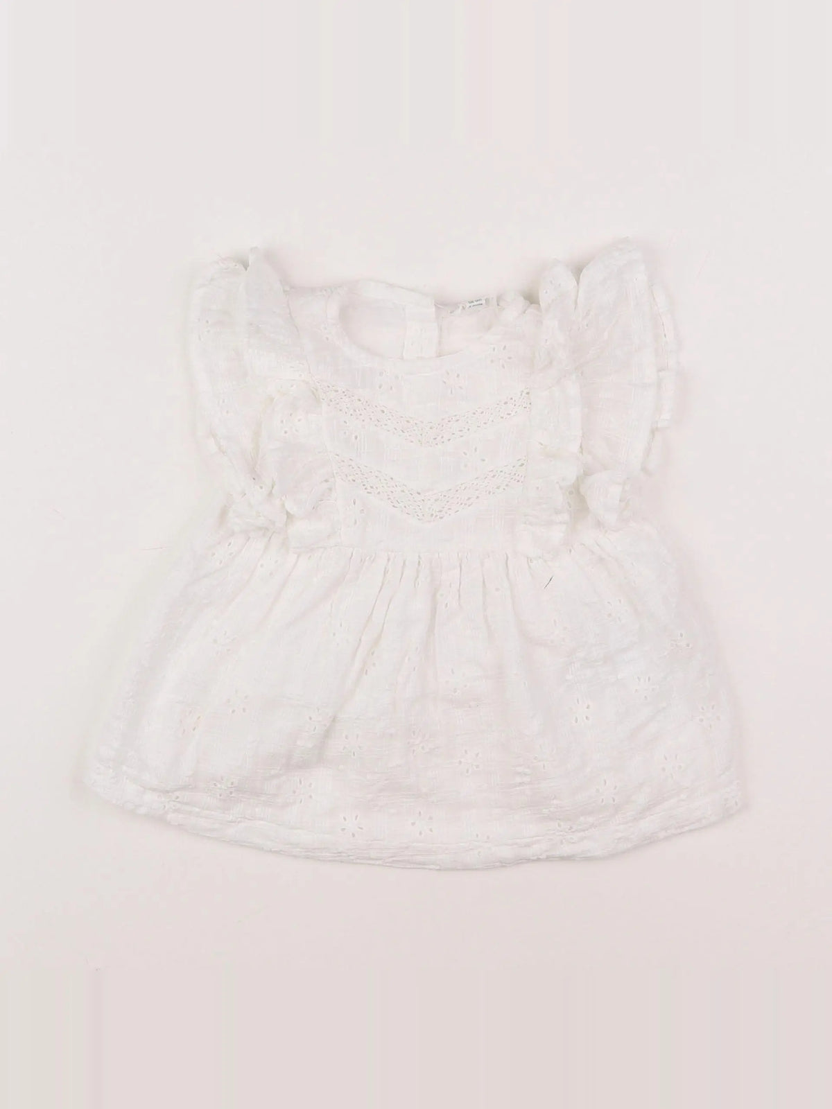 Vertbaudet - robe blanc - 3 mois