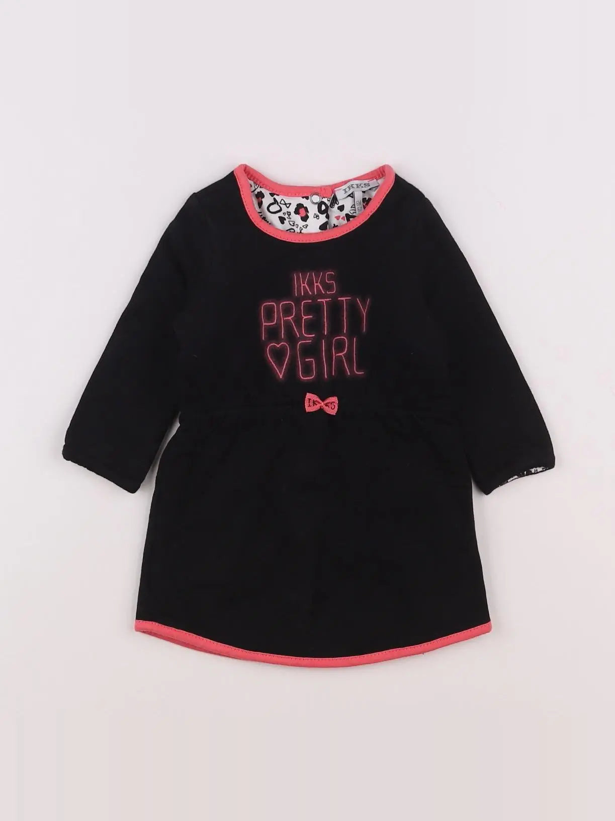 IKKS - robe noir - 6 mois