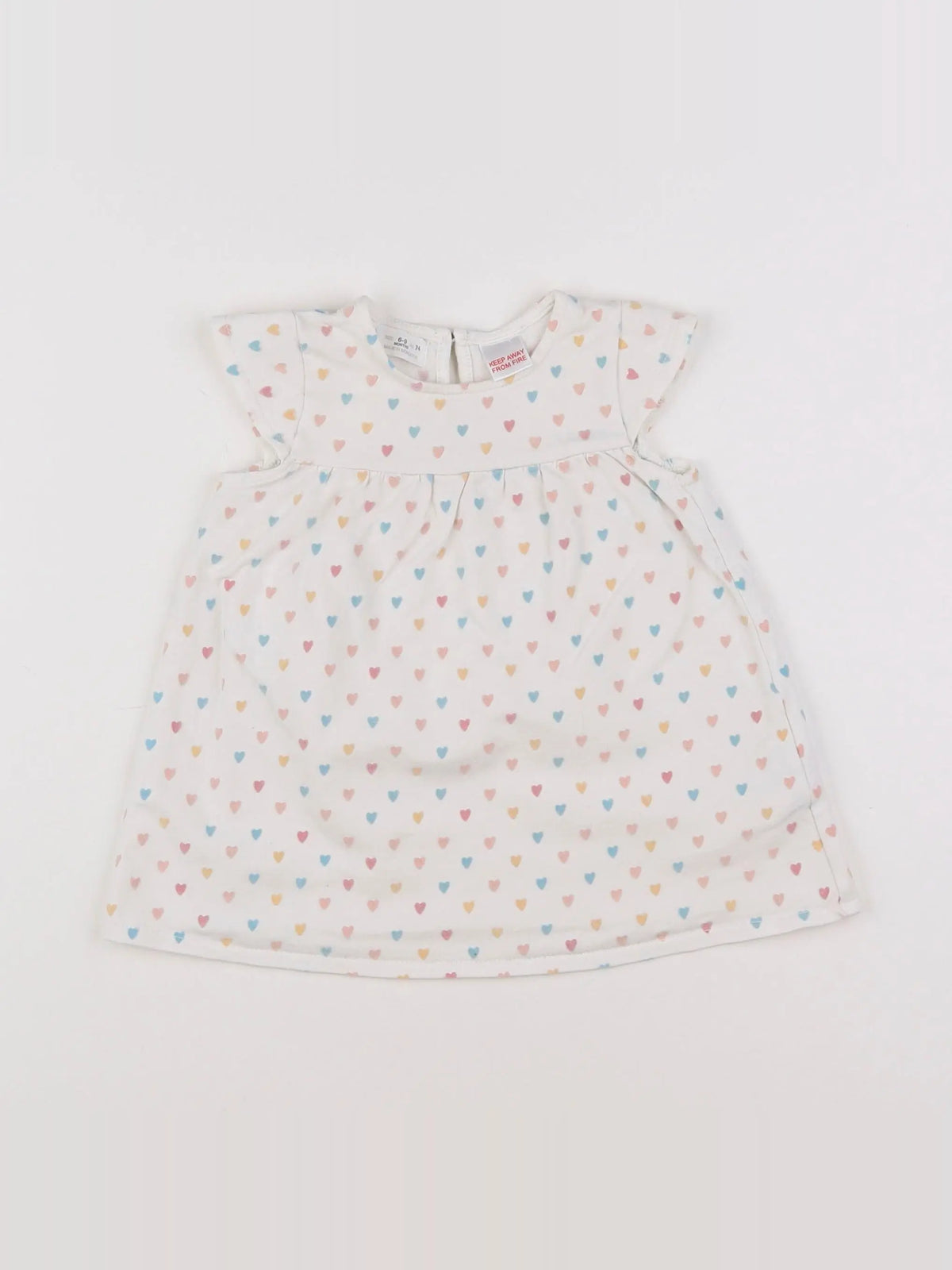 Zara - robe multicolore - 6/9 mois
