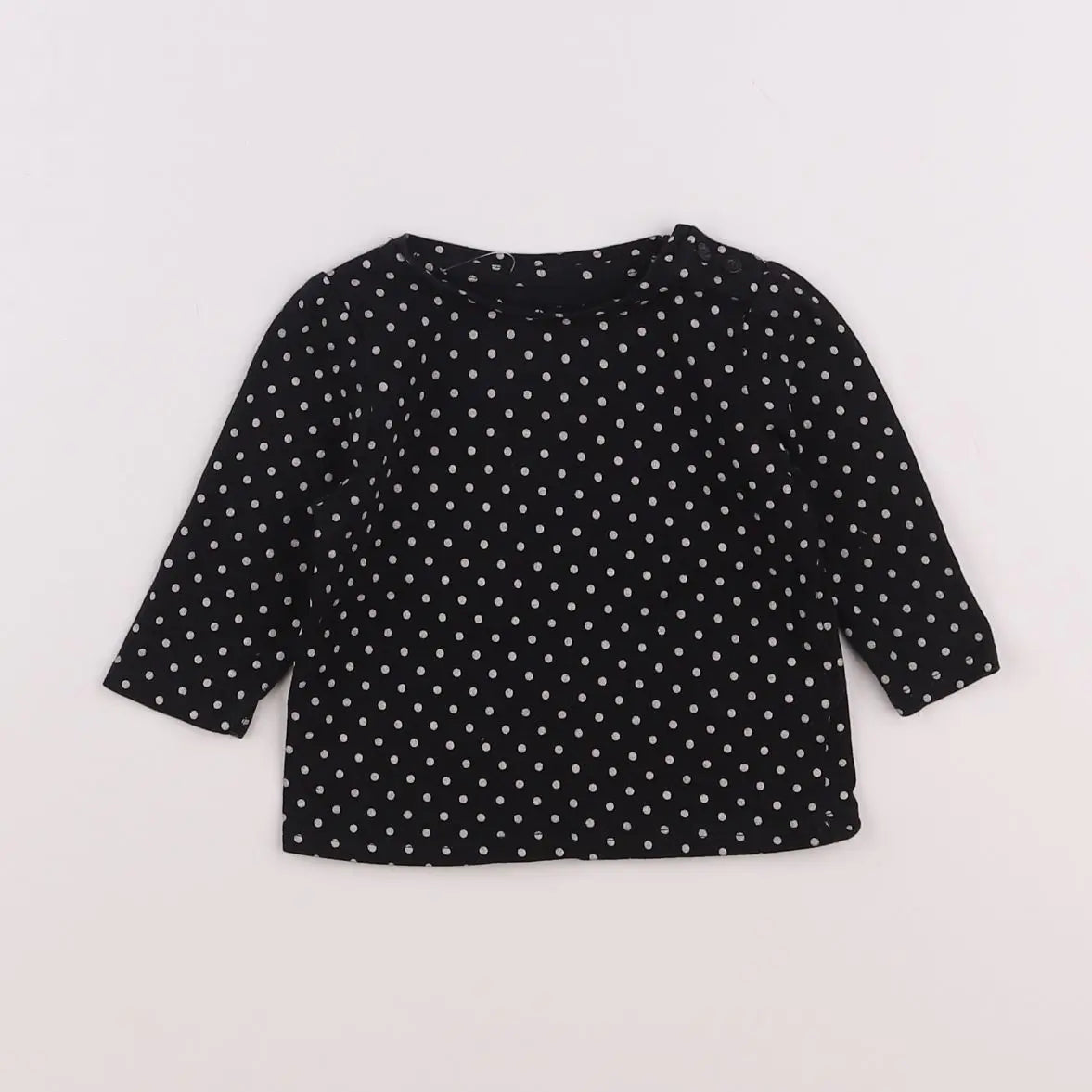 Vertbaudet - tee-shirt noir - 3 mois