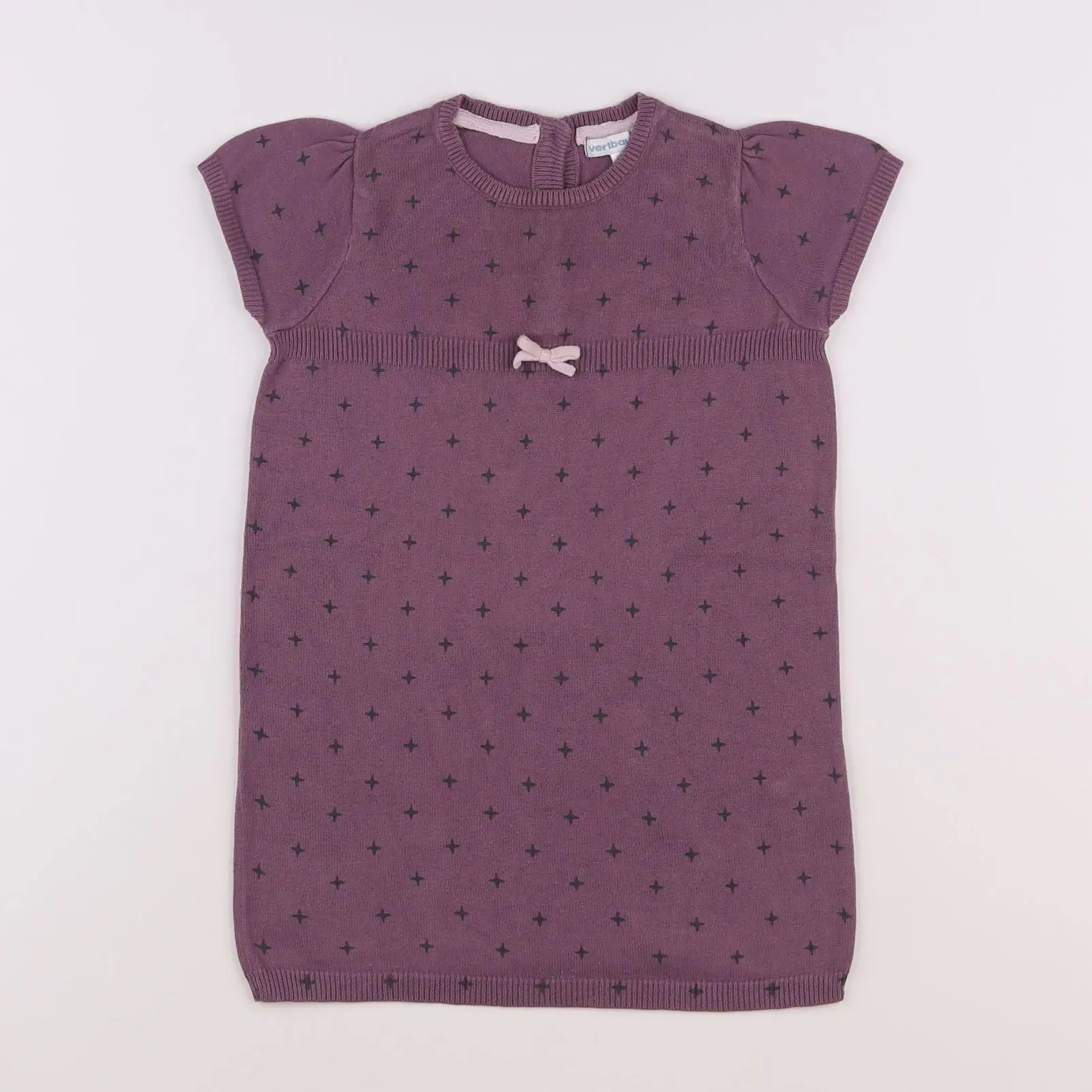 Vertbaudet - robe violet - 2 ans
