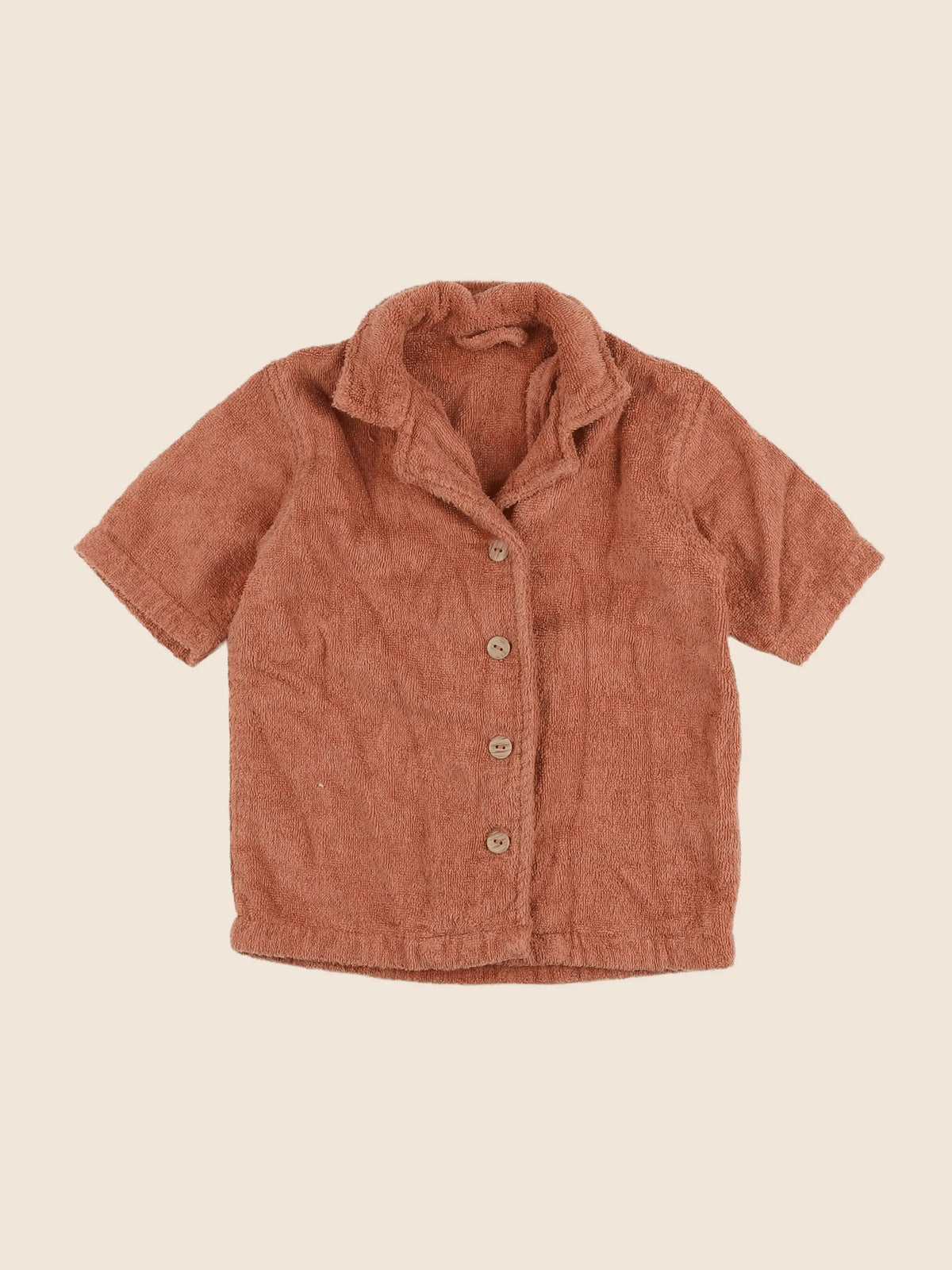 Vertbaudet - peignoir marron - 12/18 mois