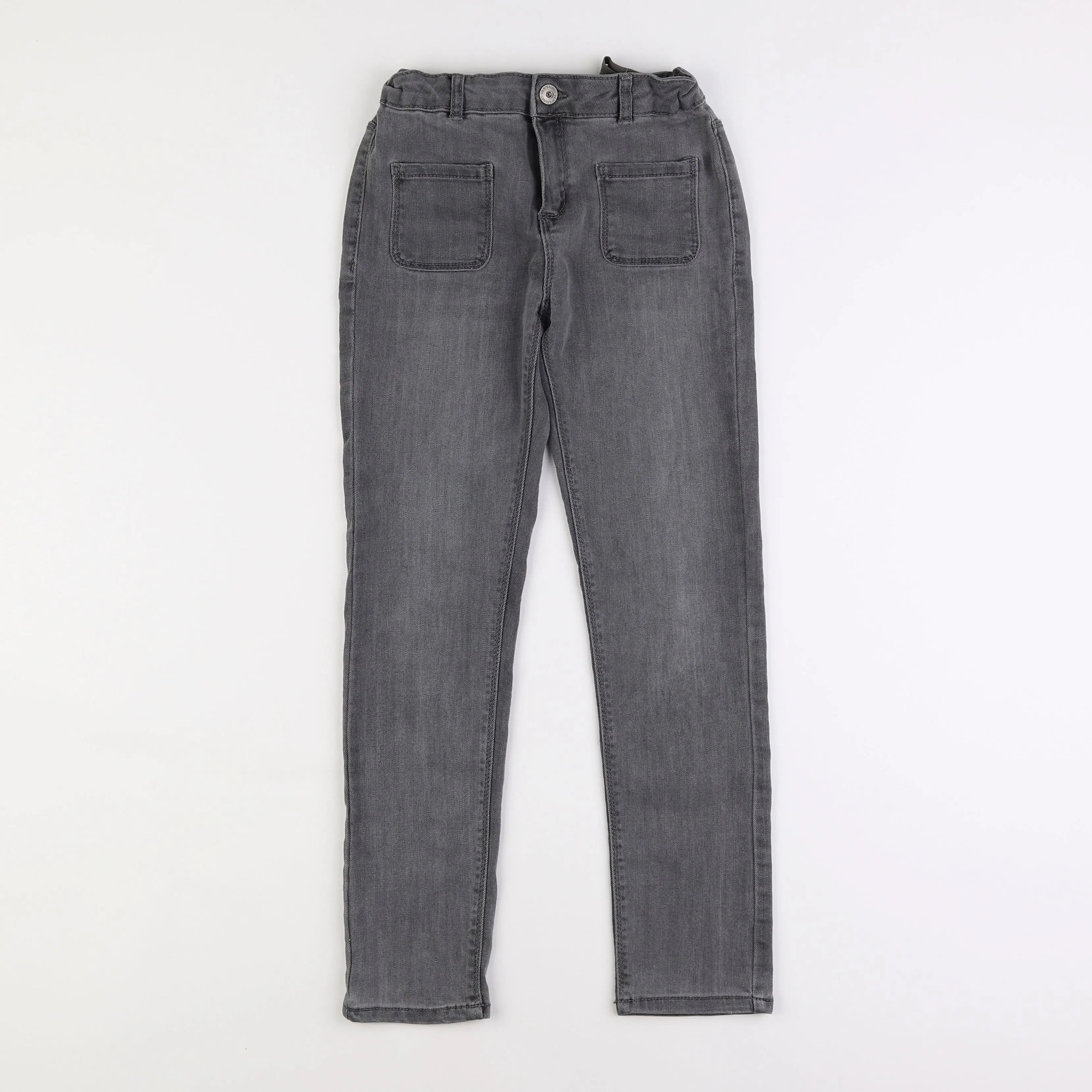 Vertbaudet - jean gris - 10 ans
