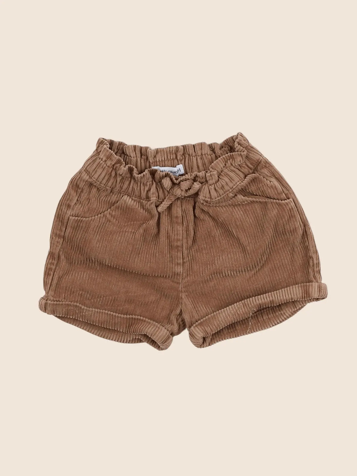 Vertbaudet - short marron - 12 mois