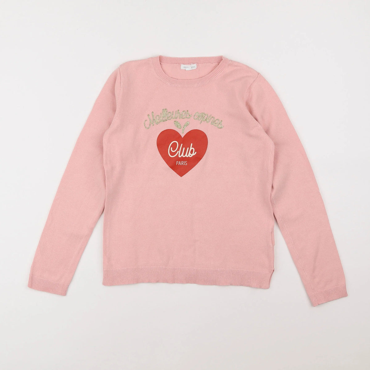 Vertbaudet - pull rose - 10 ans
