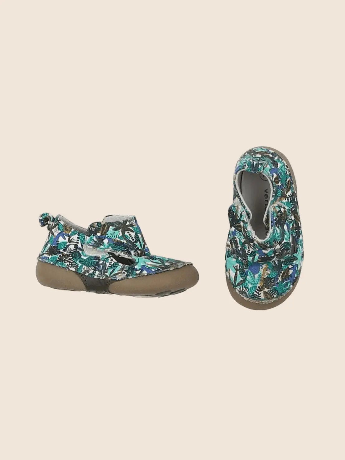 Vertbaudet - chaussons vert - pointure 18