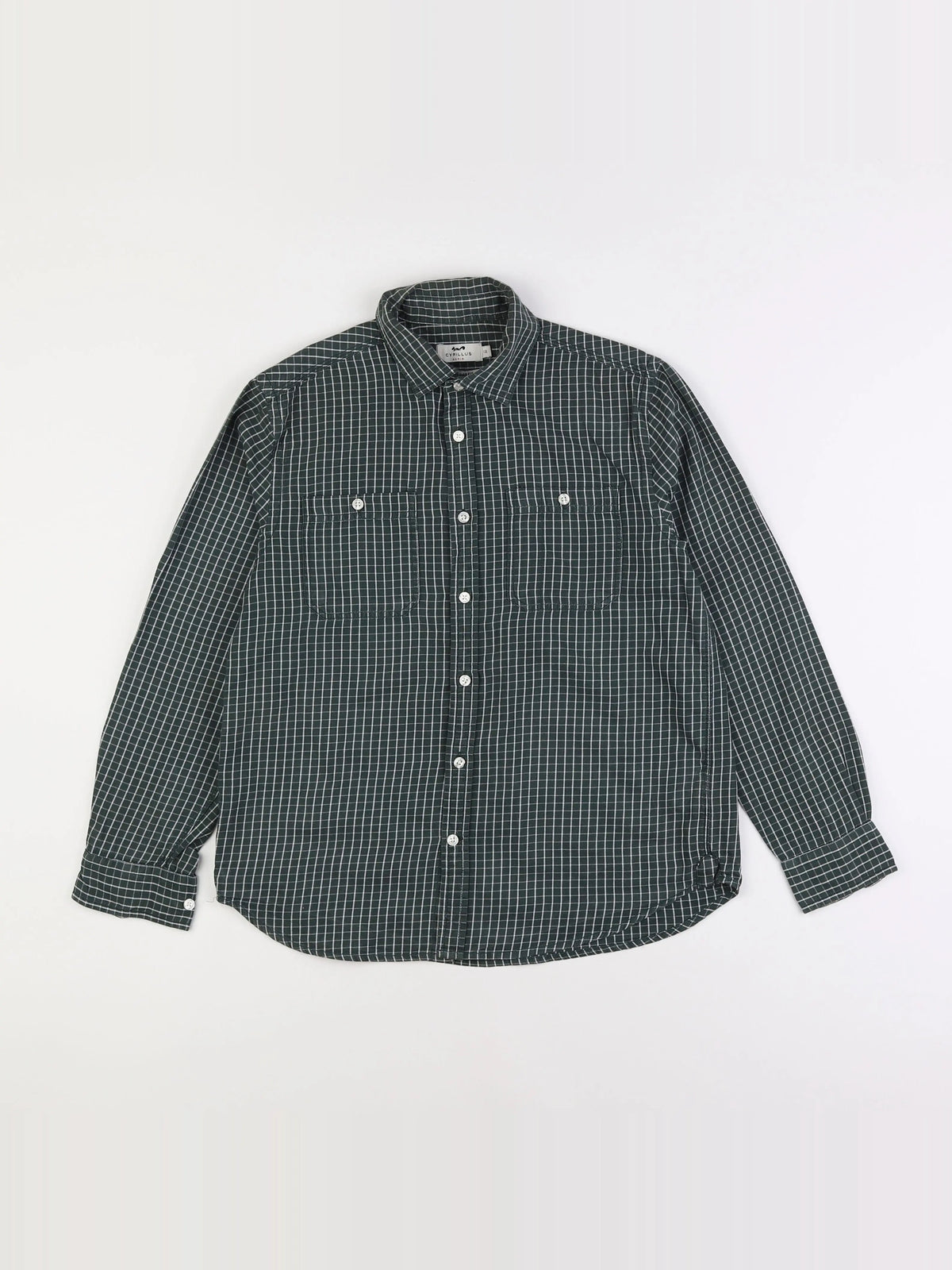 Cyrillus - chemise vert - 12 ans