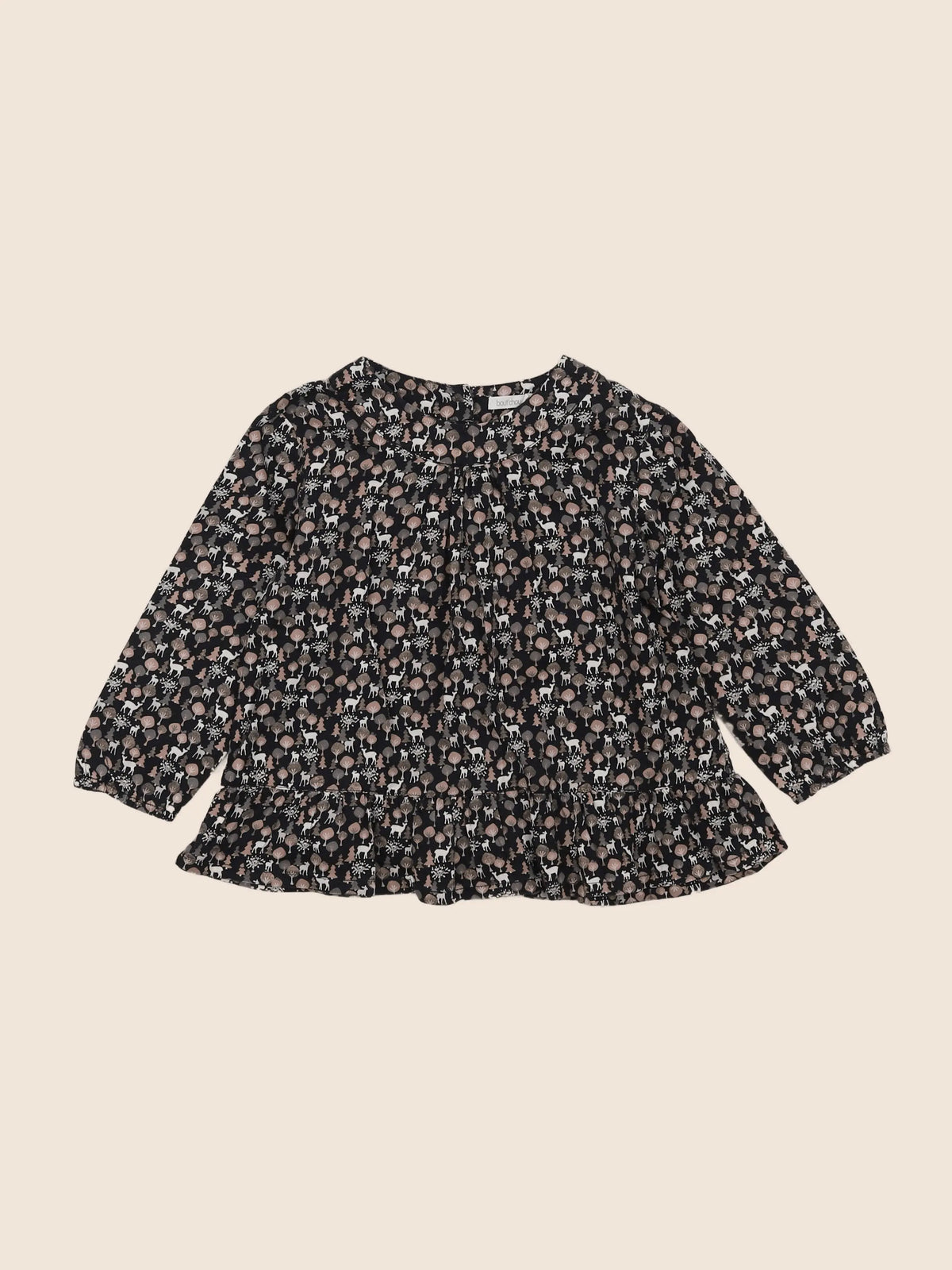 Boutchou - blouse noir - 2 ans