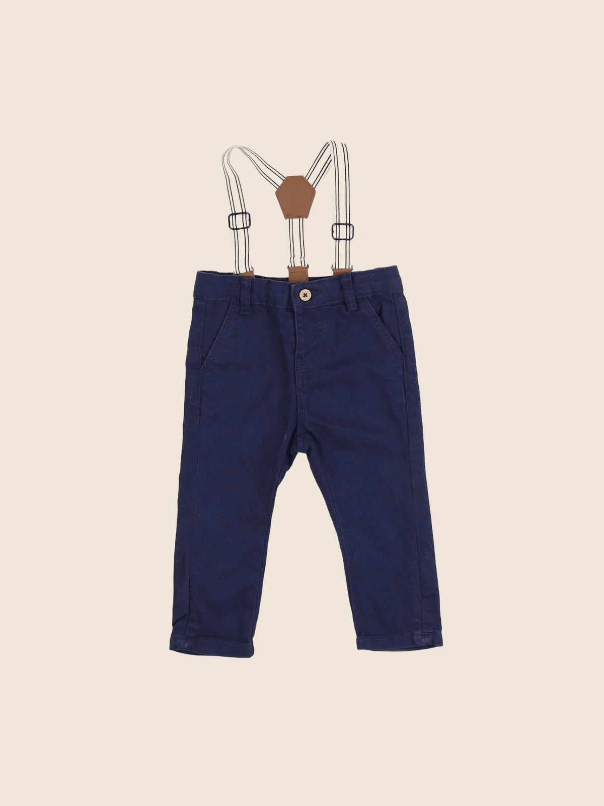 Vertbaudet - pantalon bleu - 6 mois