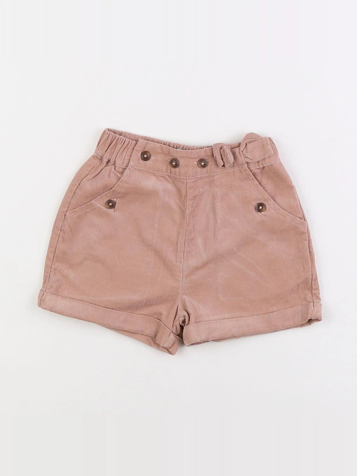 Vertbaudet - short beige - 18 mois