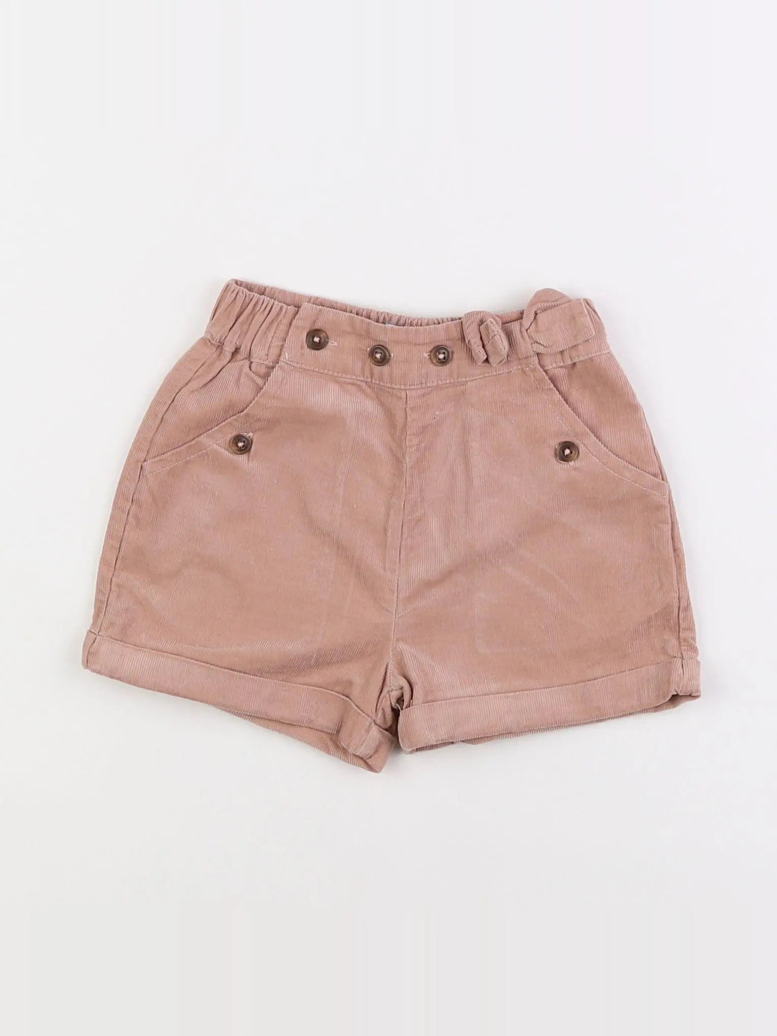 Vertbaudet - short beige - 18 mois