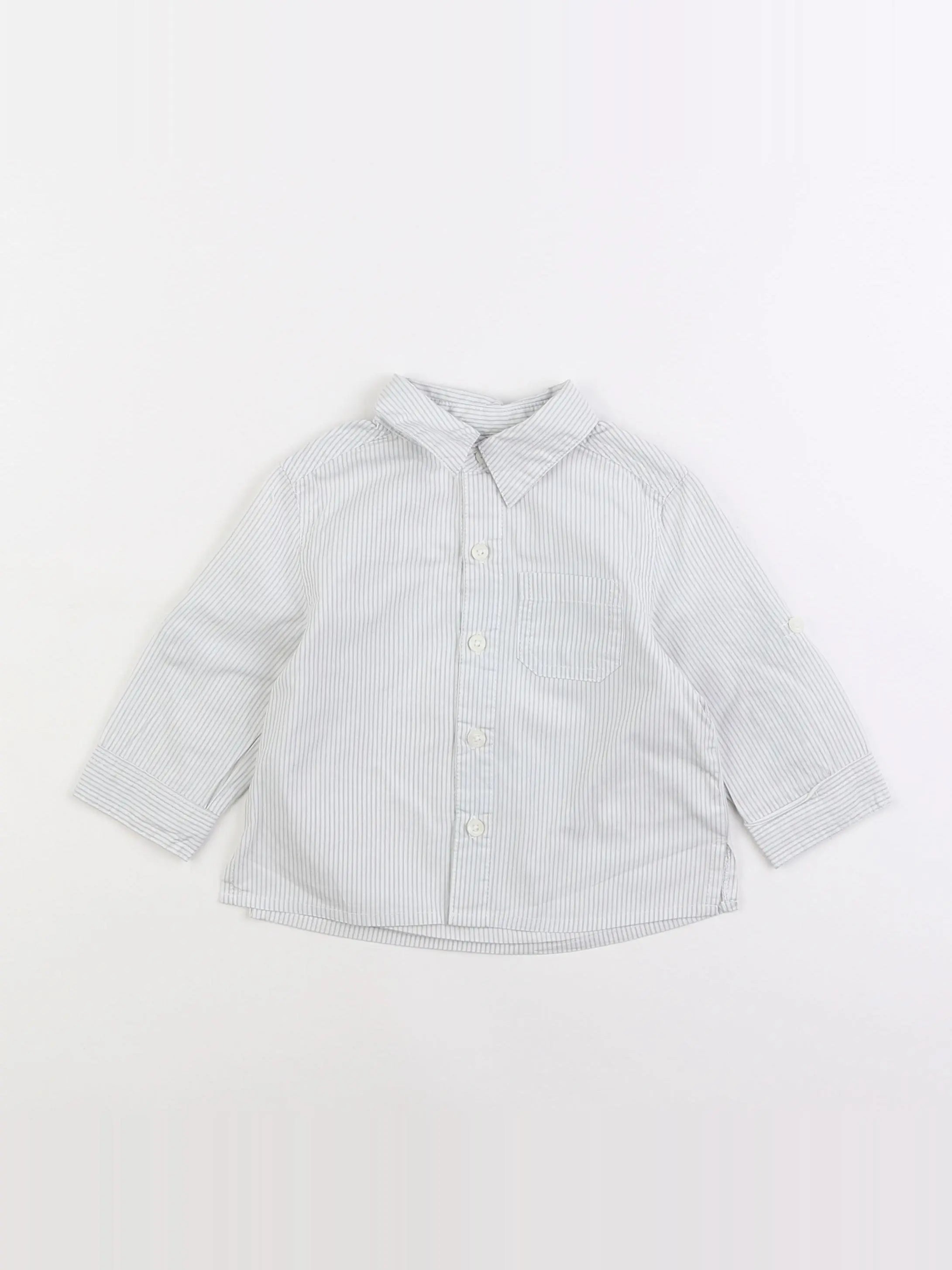 Vertbaudet - chemise blanc - 12 mois