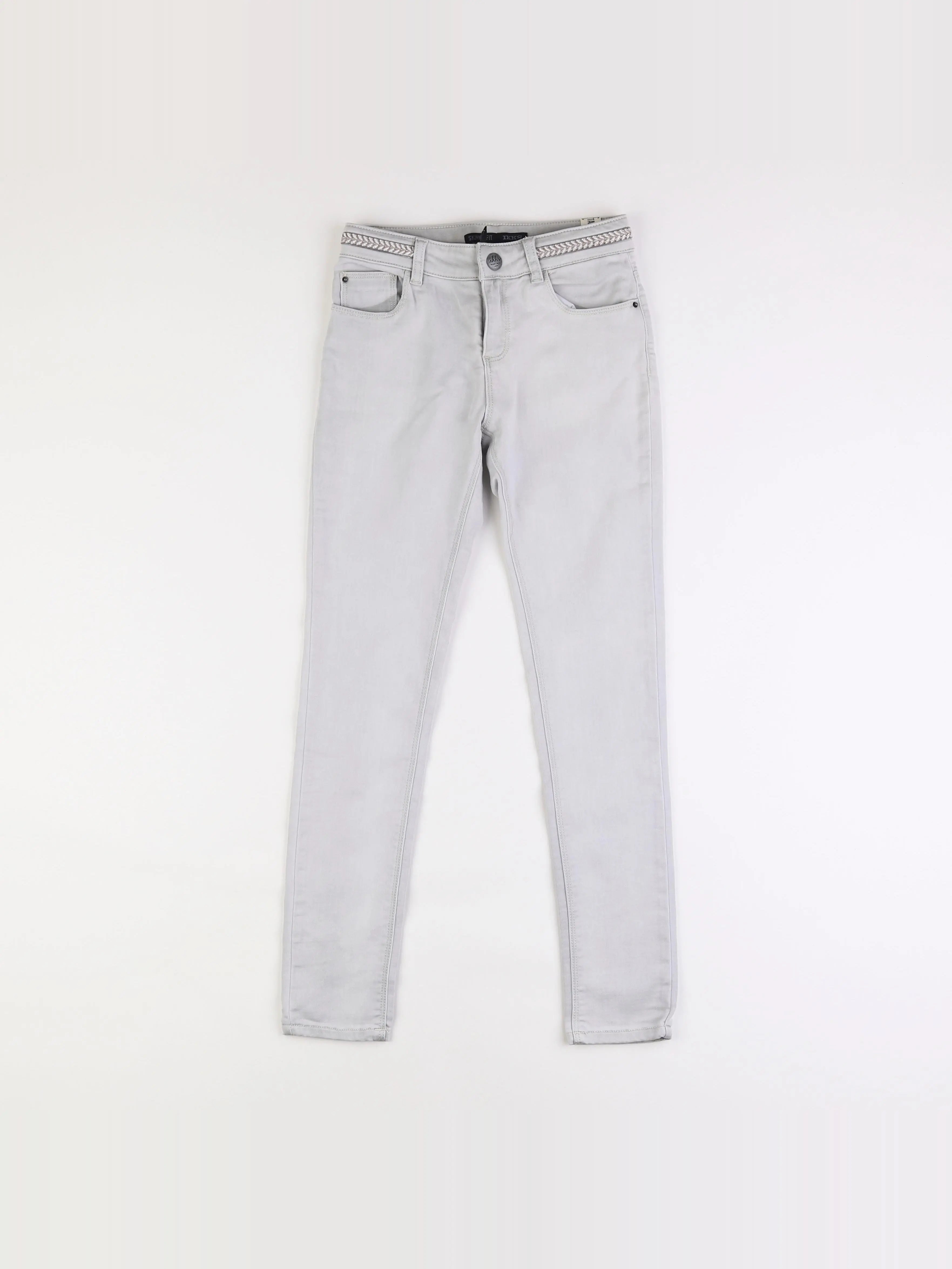 IKKS - jean gris - 10 ans