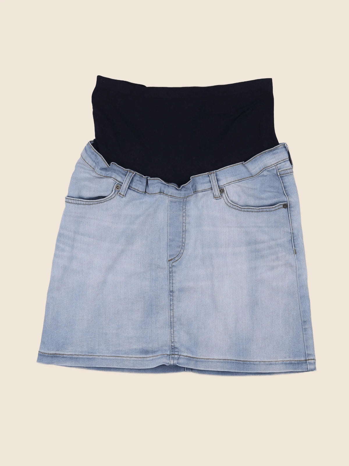 Envie de fraise - jupe grossesse bleu - 38