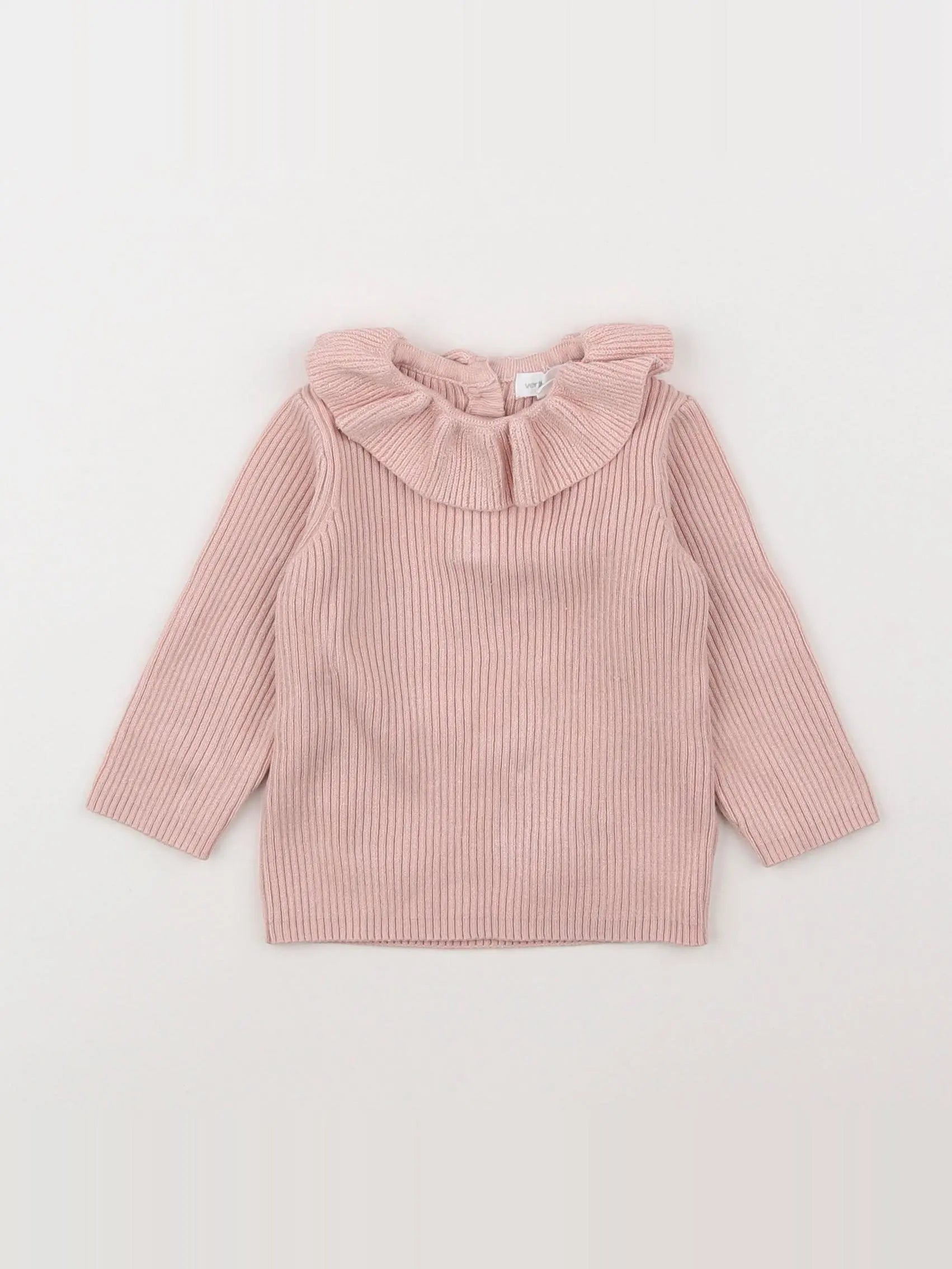 Vertbaudet - pull rose - 3 mois