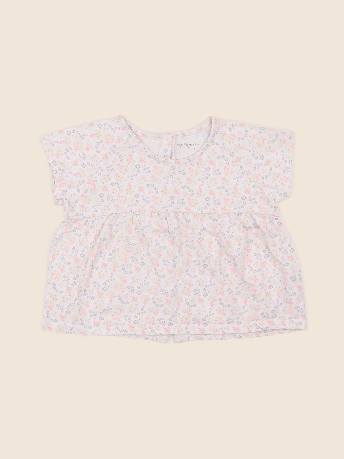 Vertbaudet - tee-shirt rose - 12 mois