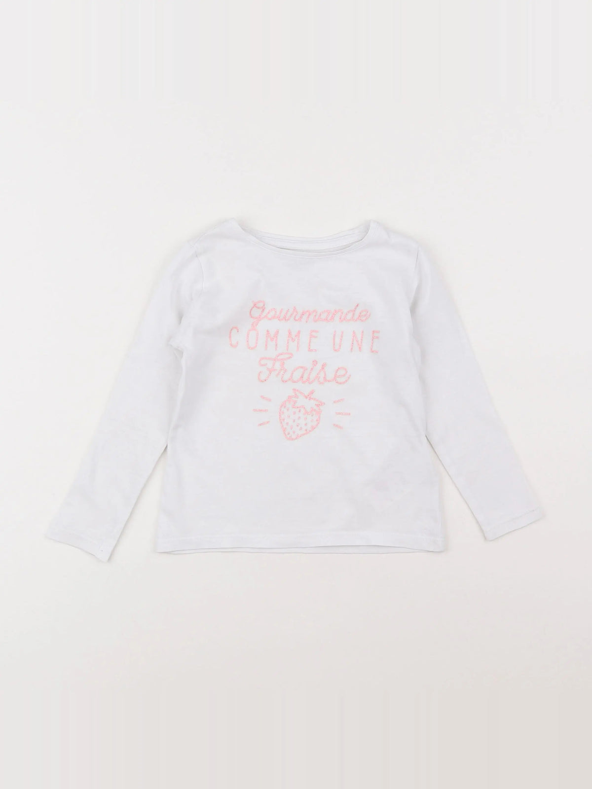 Vertbaudet - tee-shirt blanc - 3 ans
