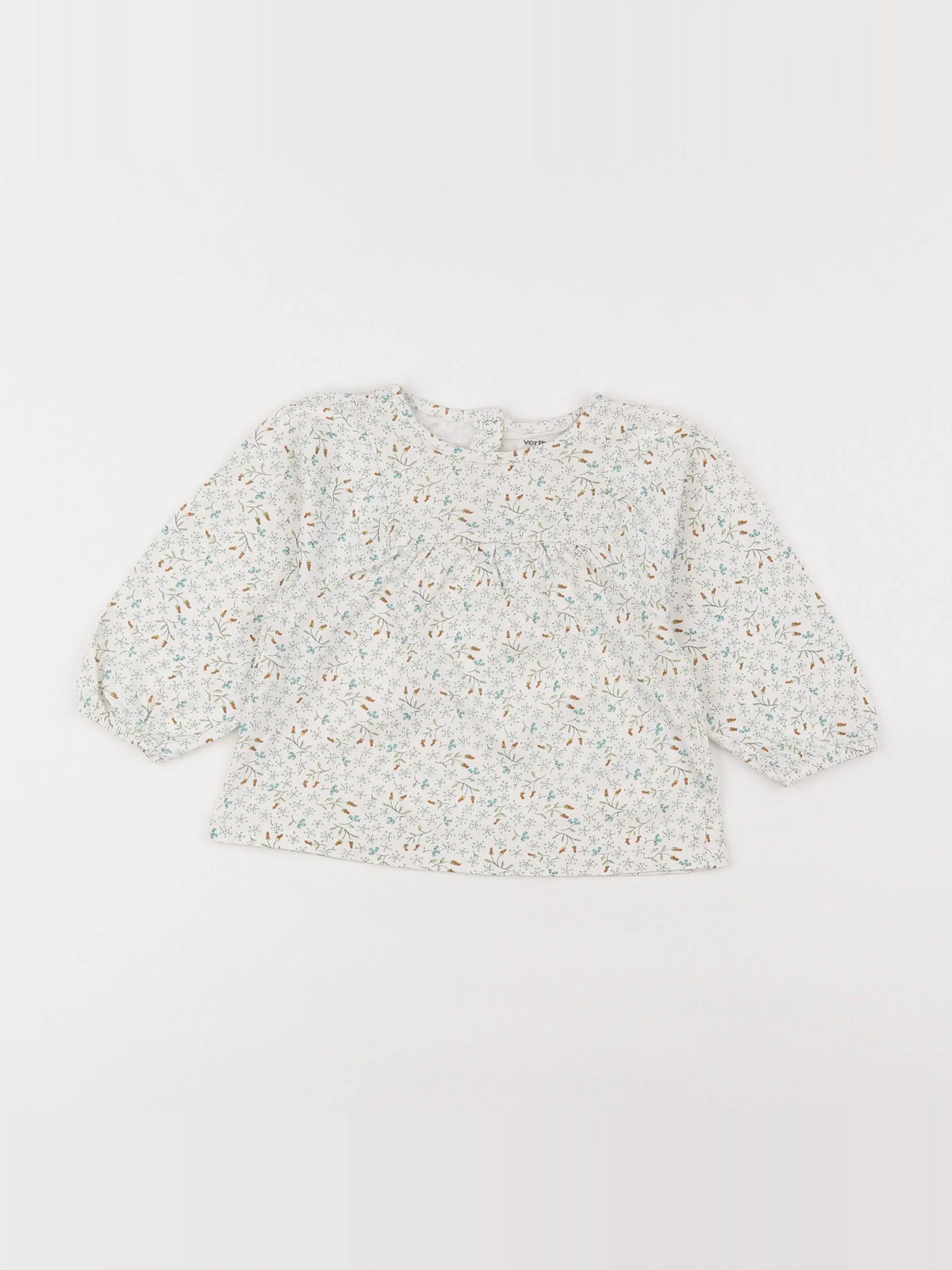 Vertbaudet - tee-shirt blanc - 12 mois