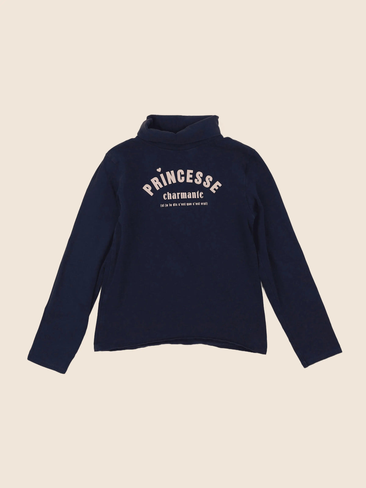 Vertbaudet - sous-pull bleu - 8 ans