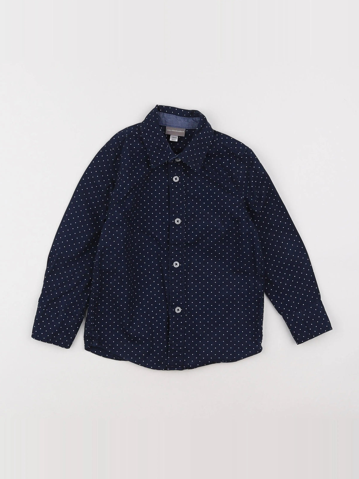 Vertbaudet - chemise bleu - 4 ans