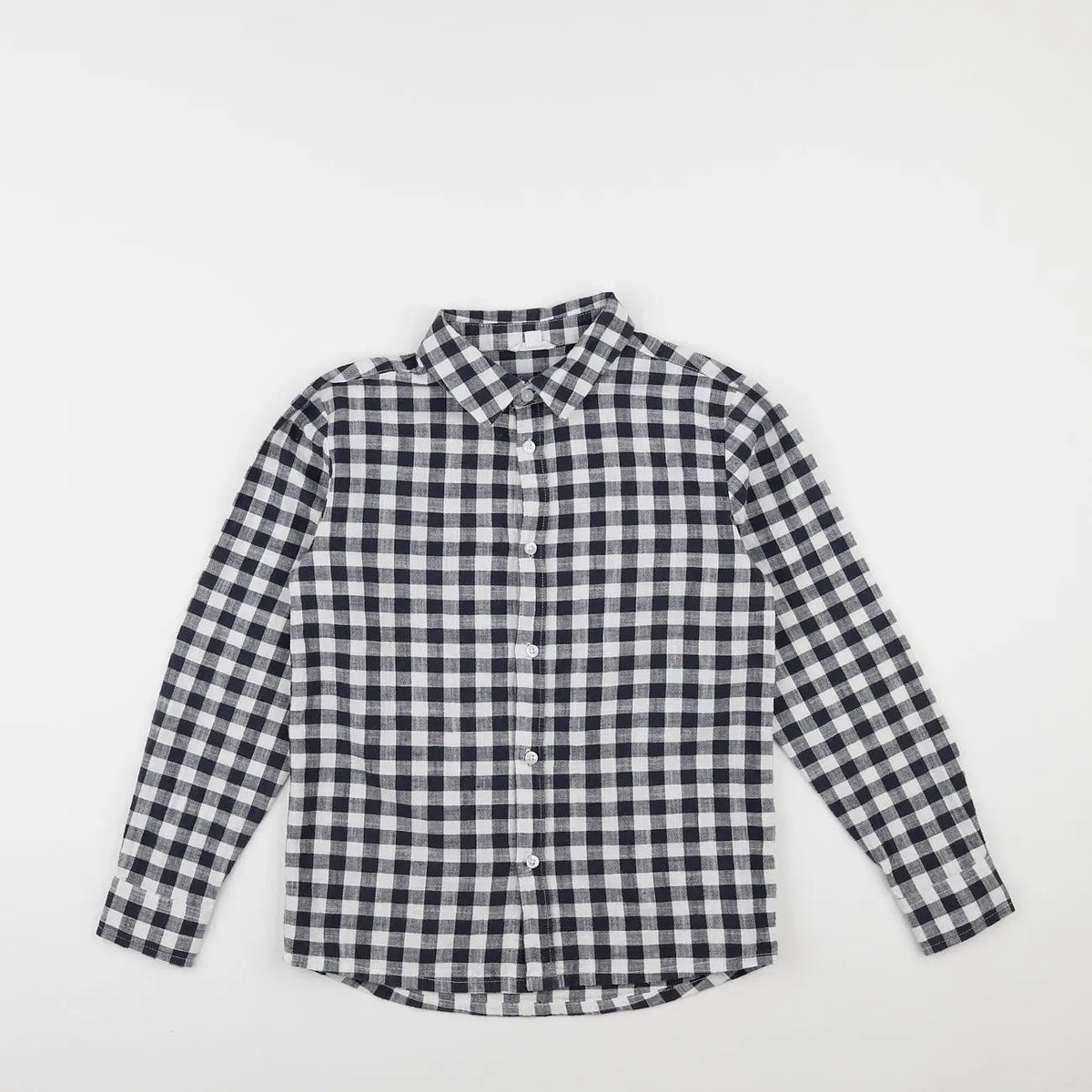 Vertbaudet - chemise gris - 10 ans