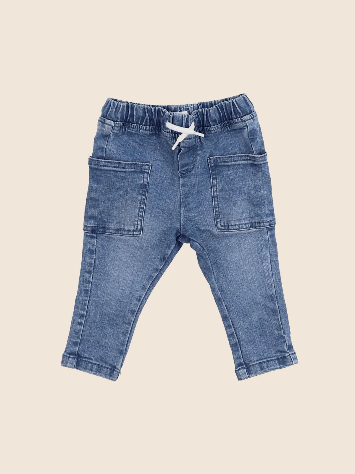 Vertbaudet - jean bleu - 9 mois