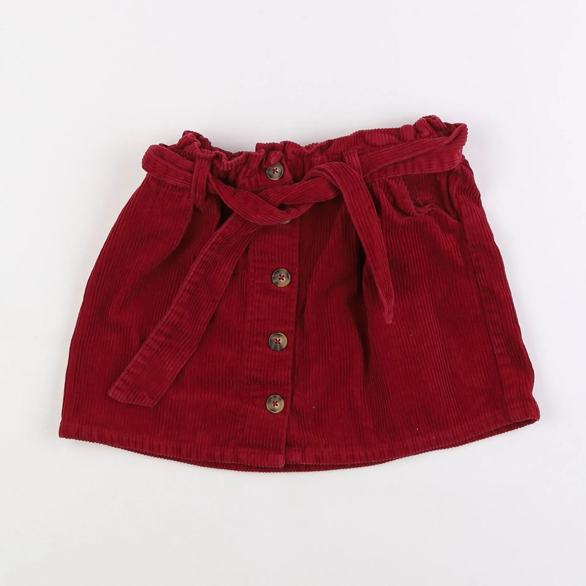 Vertbaudet - jupe rouge - 8 ans