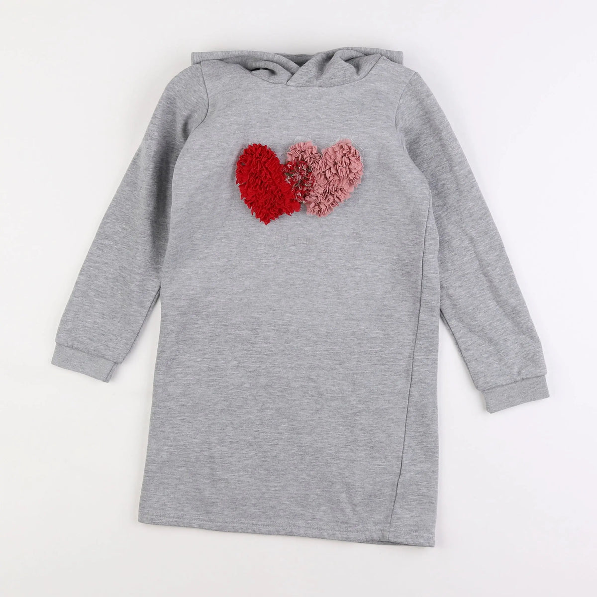 Vertbaudet - robe gris - 8 ans