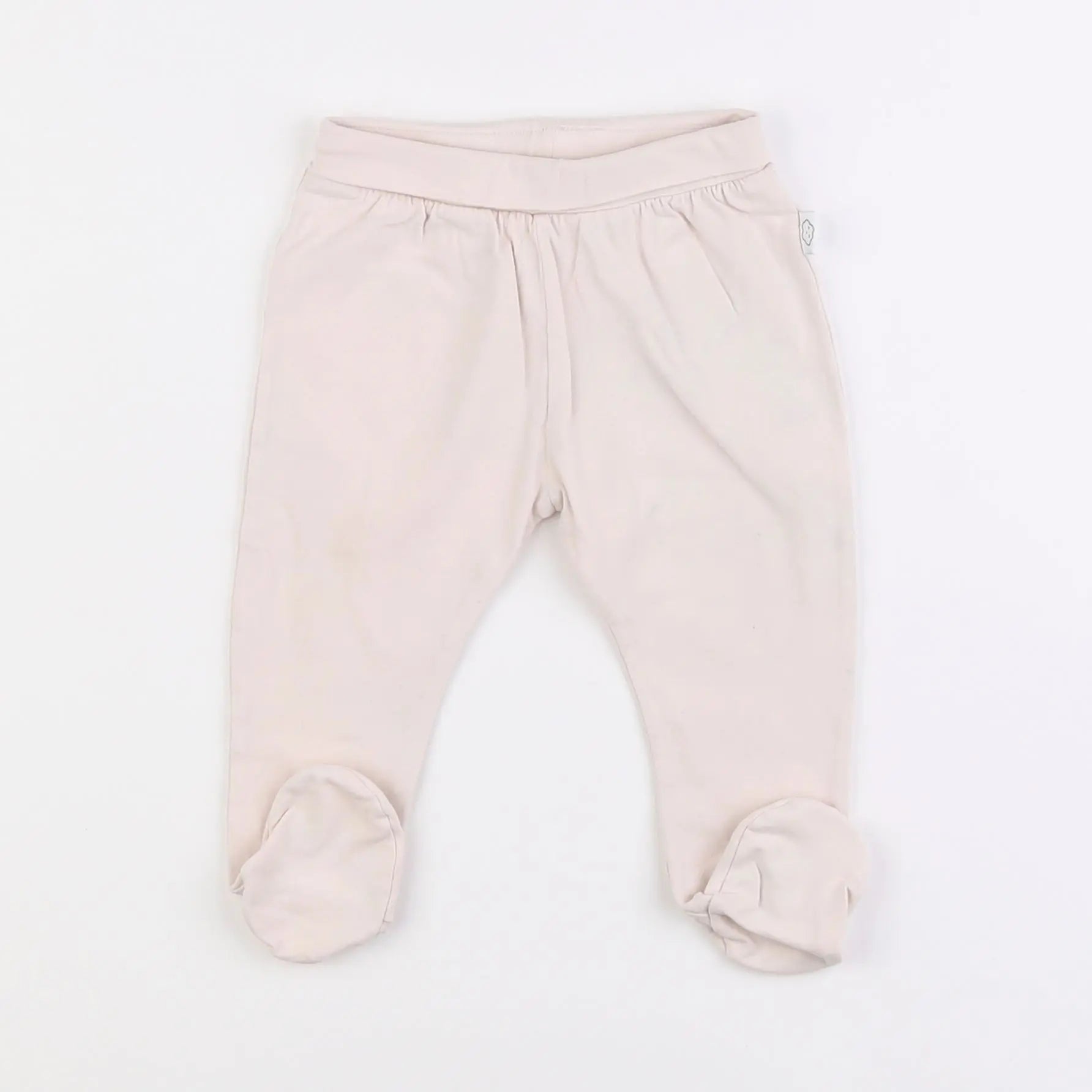 Vertbaudet - pantalon beige - 12 mois