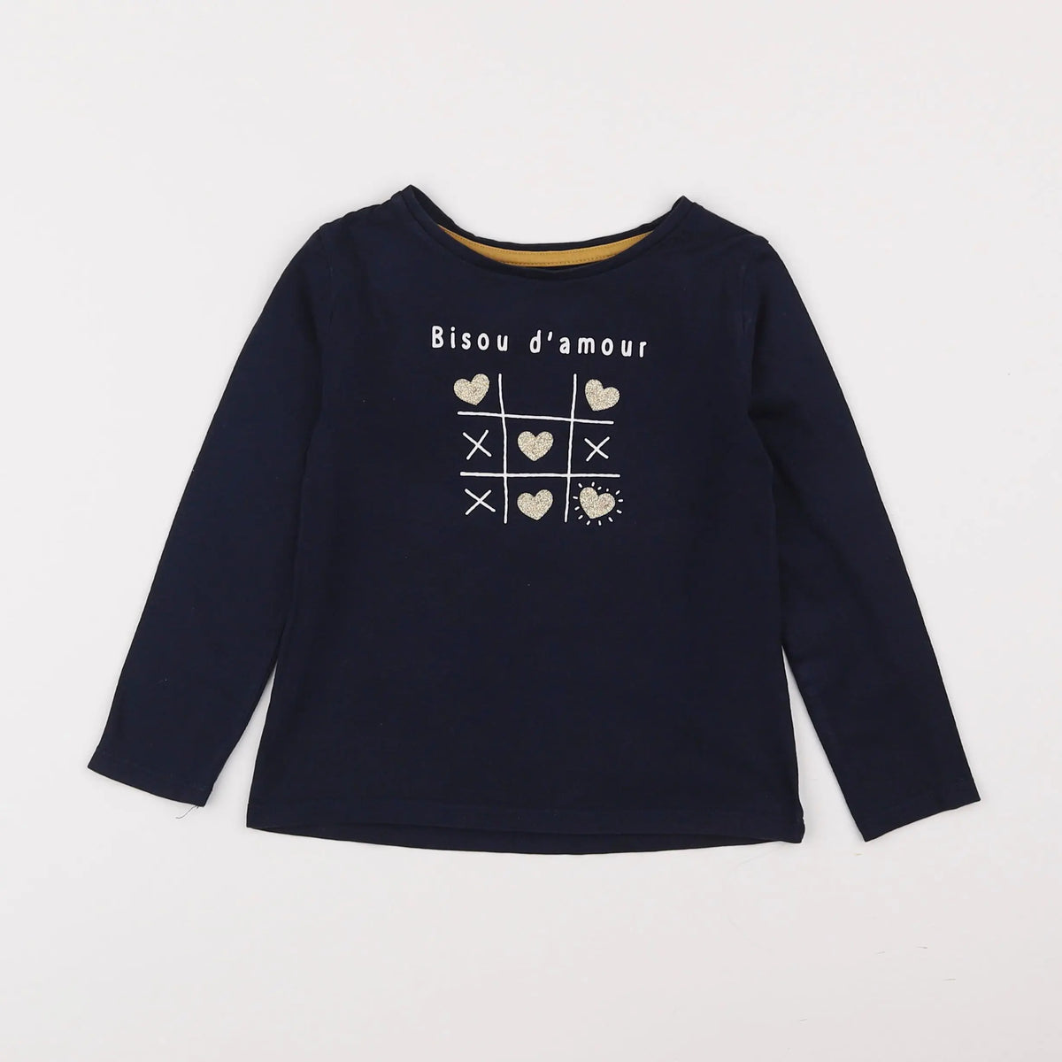 Vertbaudet - tee-shirt bleu - 4 ans