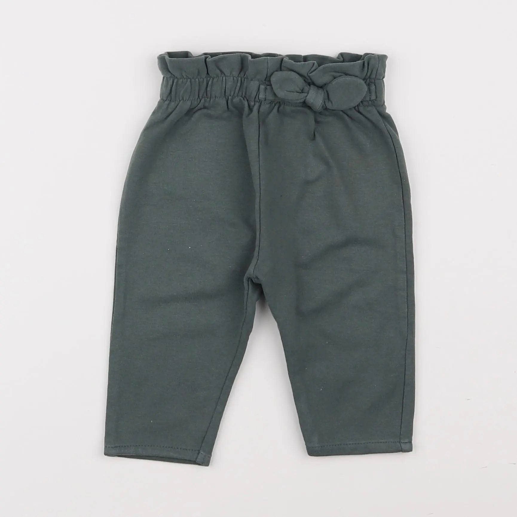 Vertbaudet - pantalon vert - 6 mois