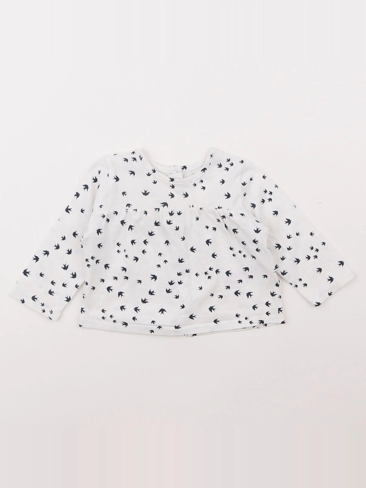 Vertbaudet - tee-shirt blanc - 3 mois