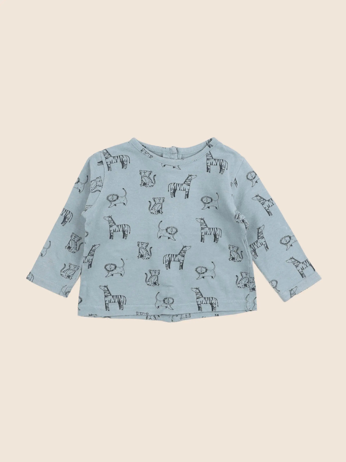 Vertbaudet - tee-shirt vert - 6 mois