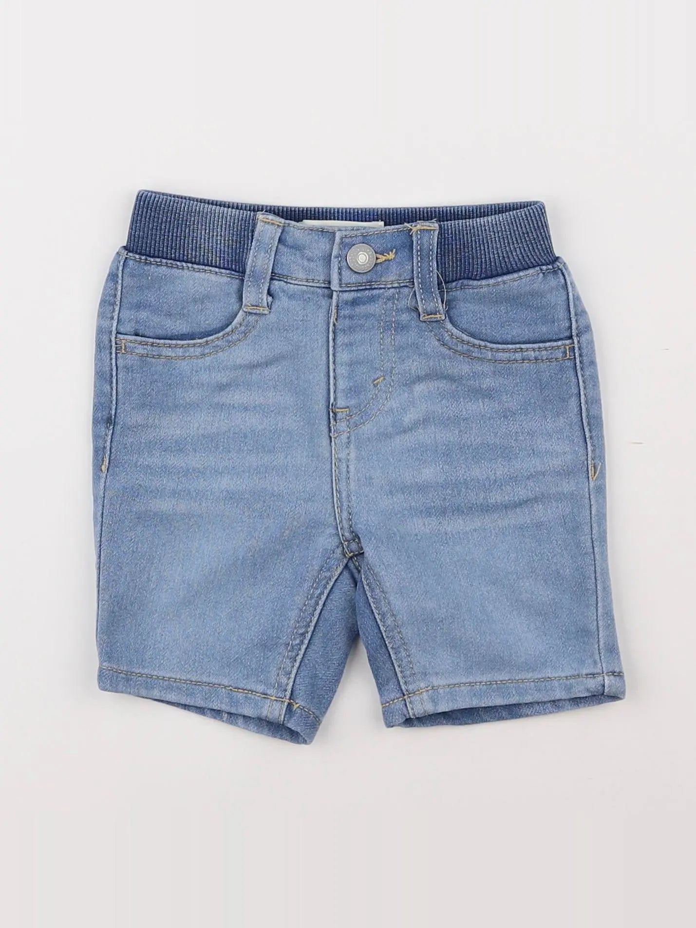 Levi's - short bleu - 12 mois