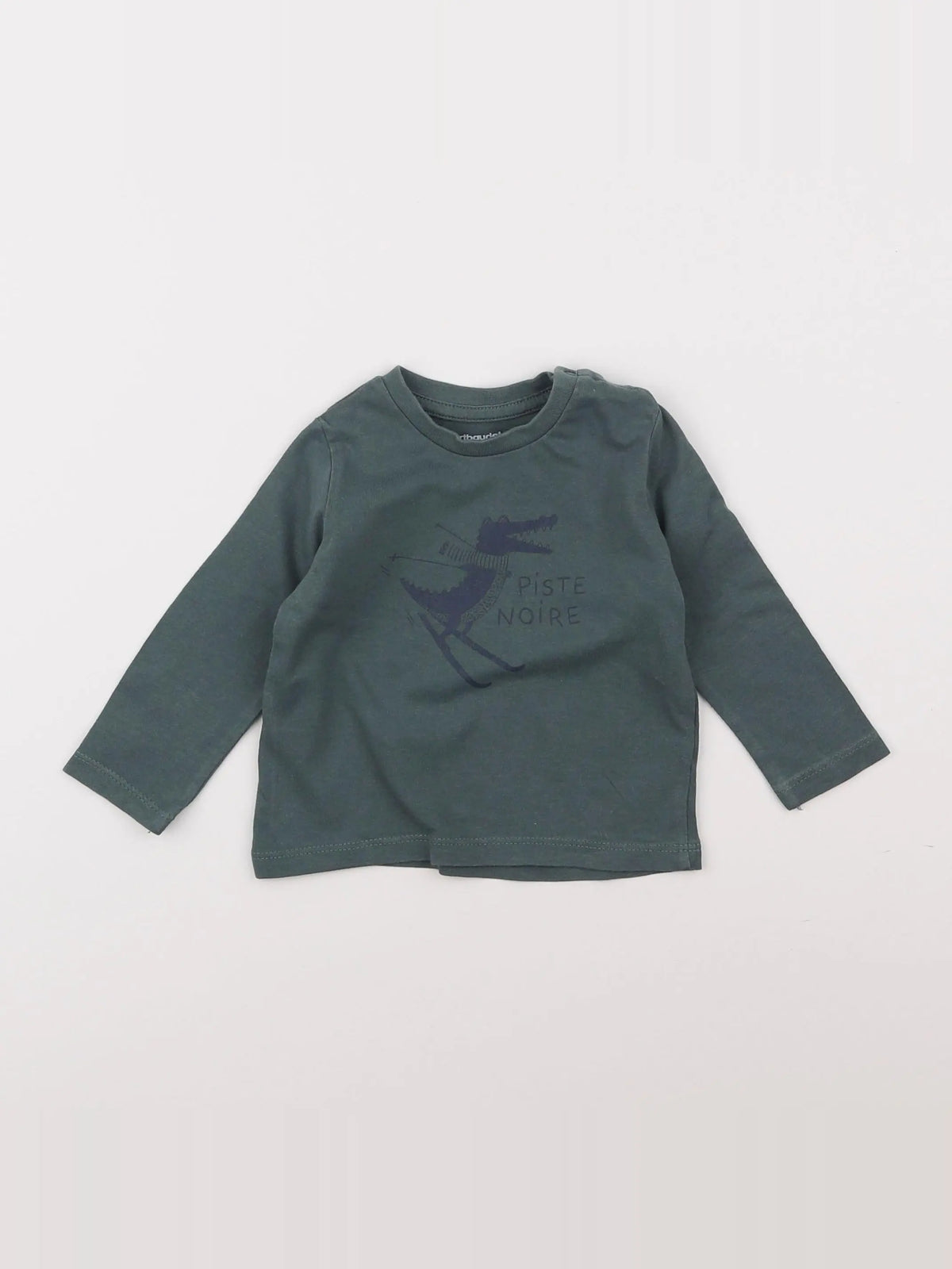 Vertbaudet - tee-shirt vert - 9 mois