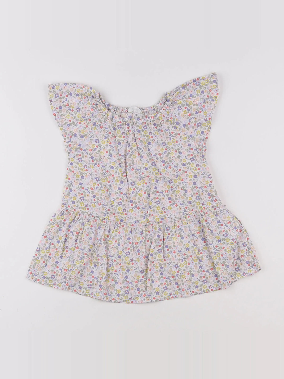 Vertbaudet - robe blanc - 9 mois