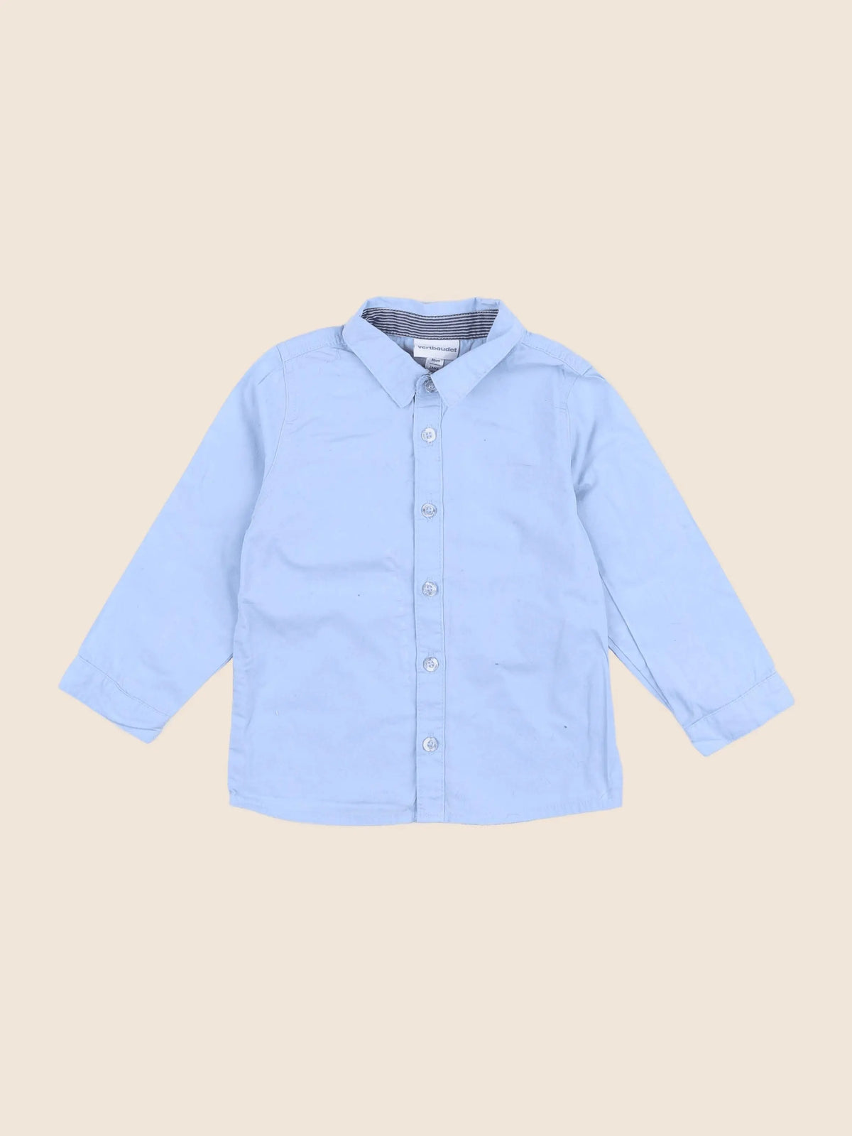 Vertbaudet - chemise bleu - 2 ans
