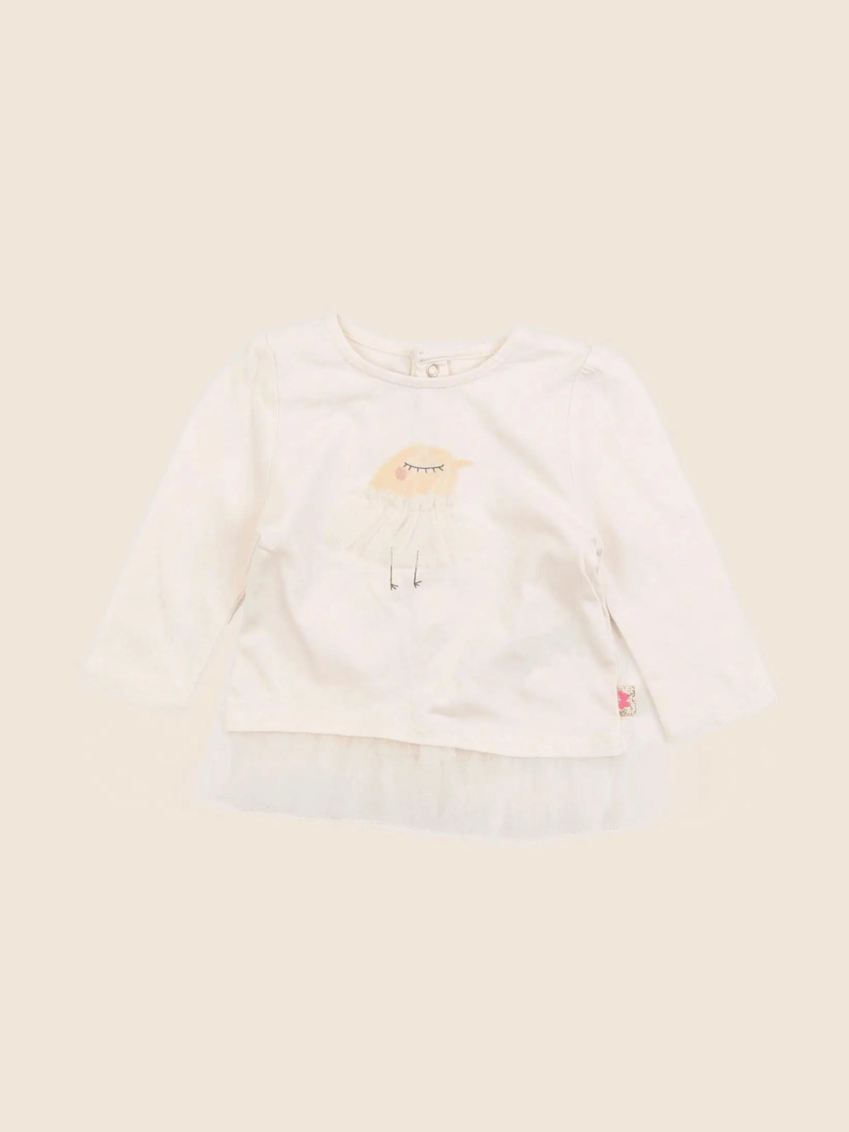 Billie Blush - tee-shirt beige - 3 mois