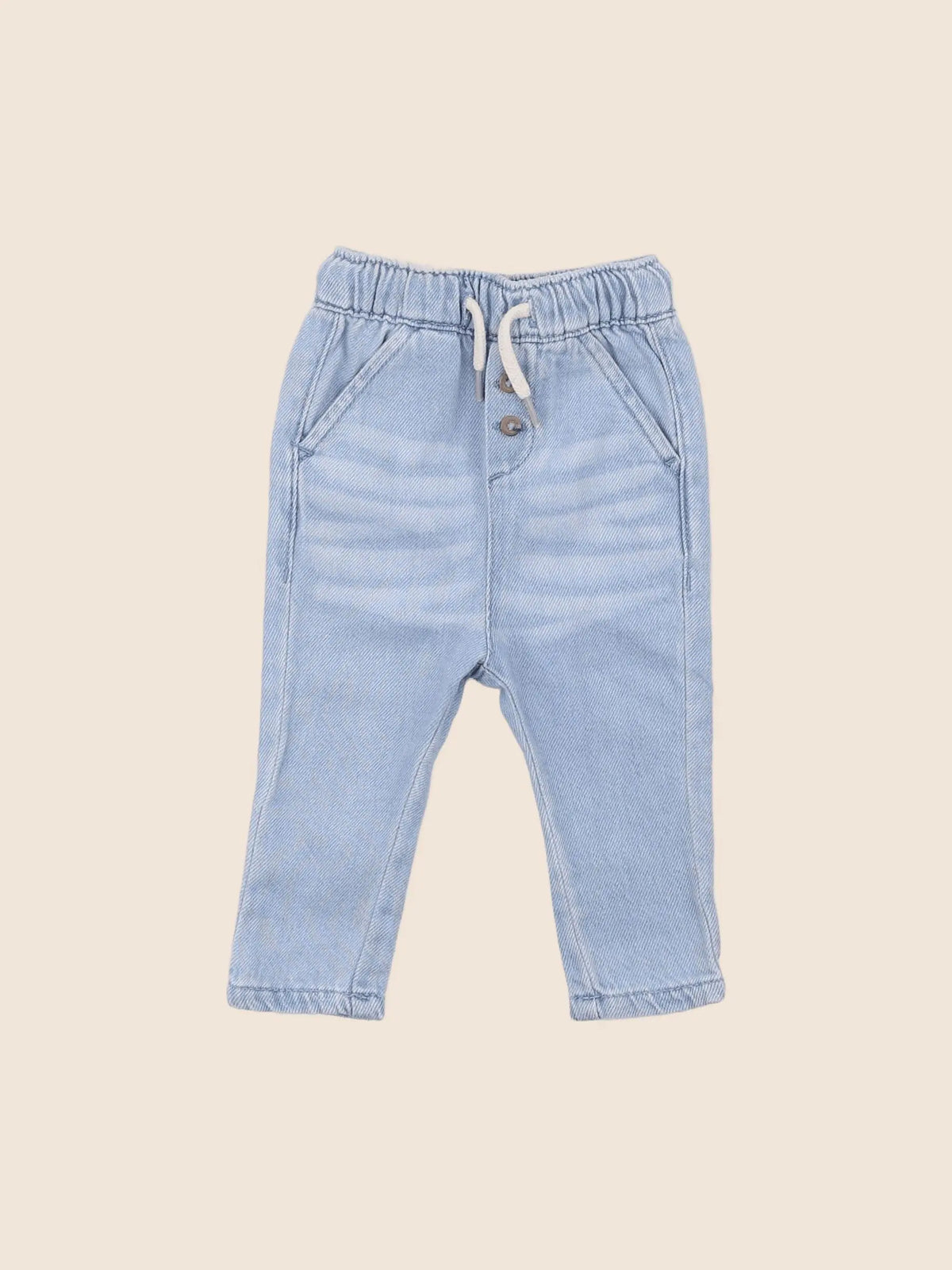 Vertbaudet - pantalon bleu - 3 mois