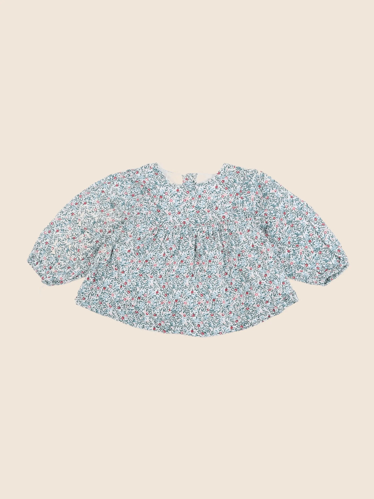 Vertbaudet - blouse vert - 18 mois