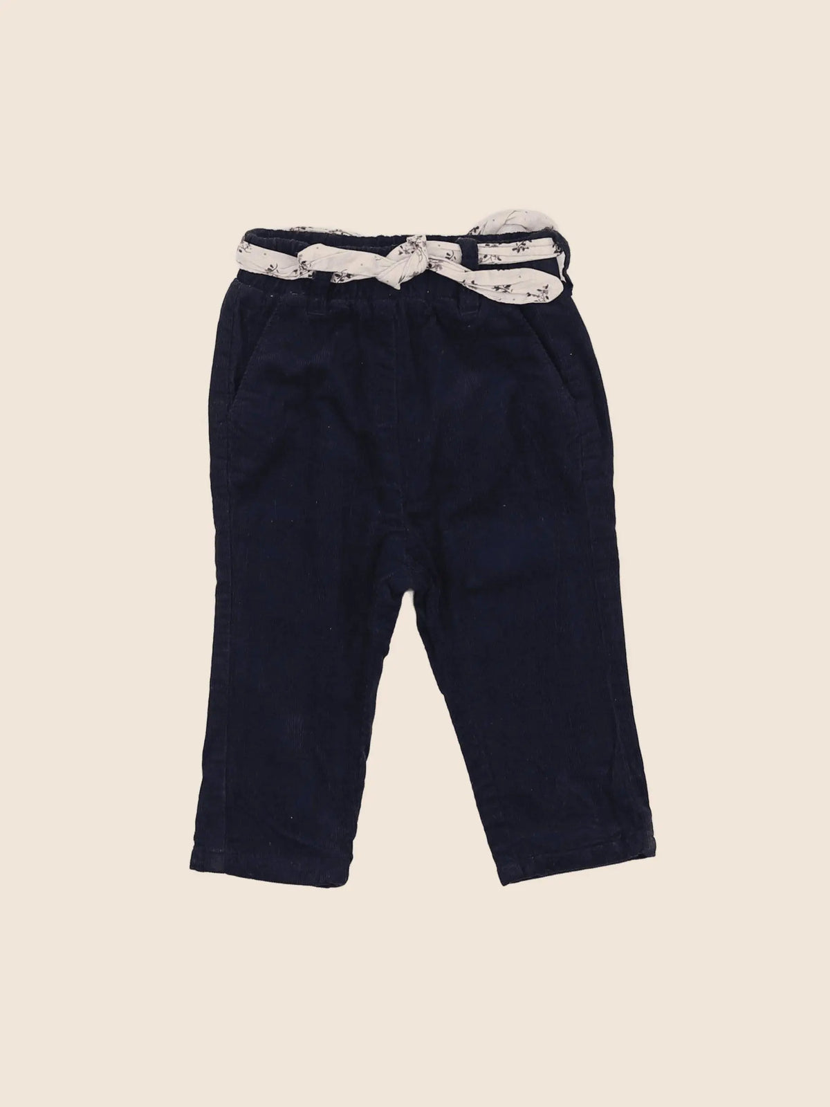 Vertbaudet - pantalon bleu - 3 mois