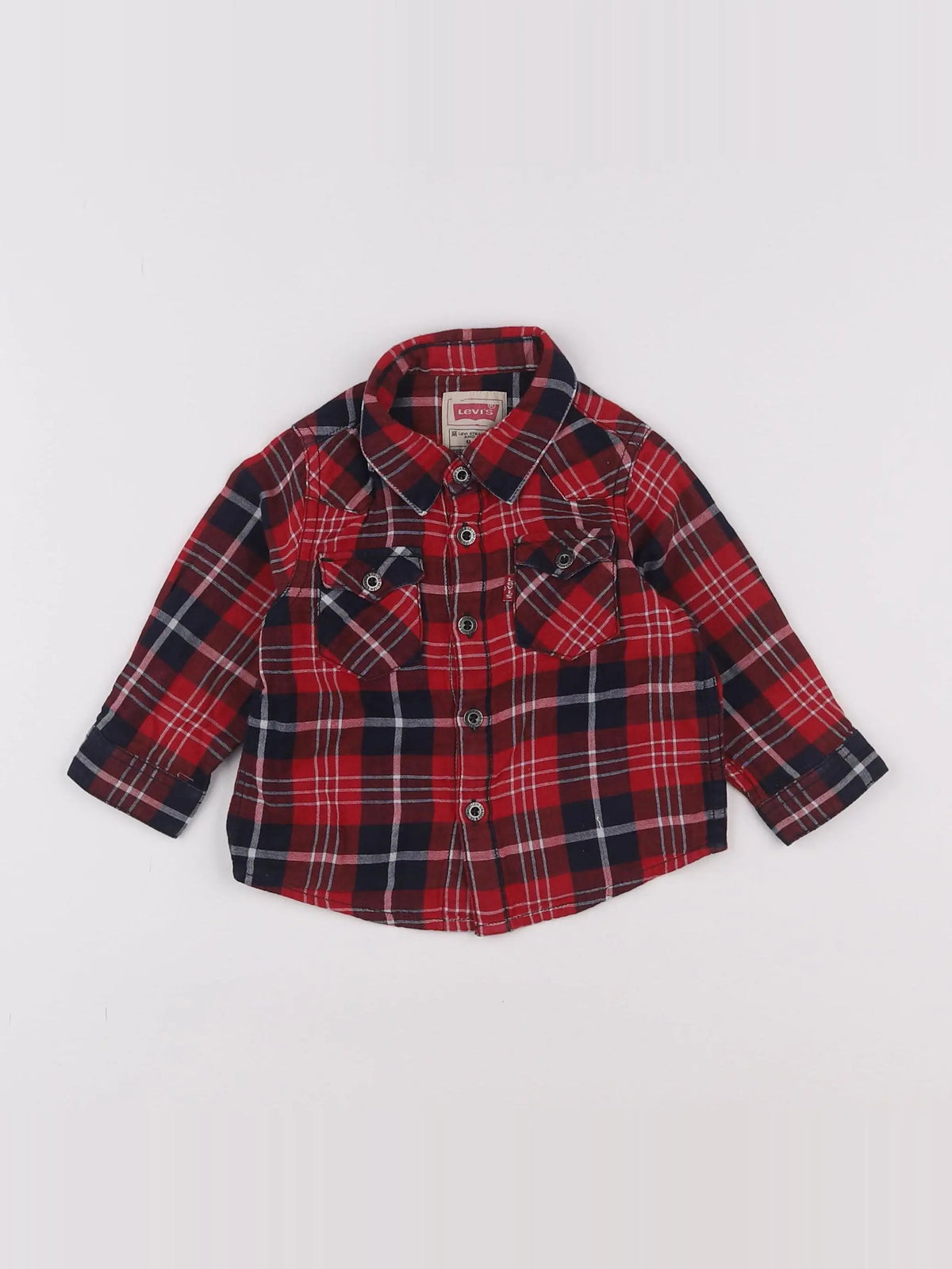 Levi's - chemise rouge - 9 mois