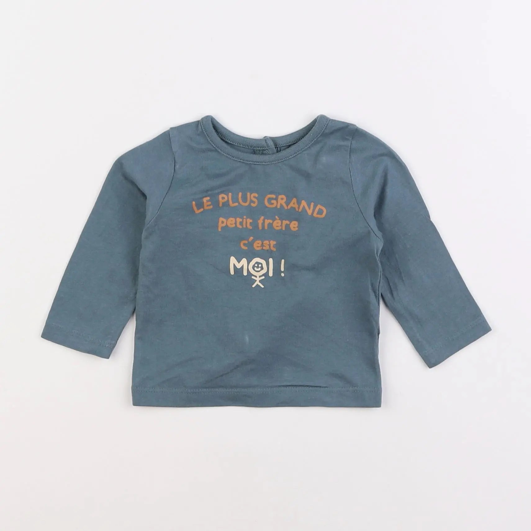Vertbaudet - tee-shirt vert - 3 mois