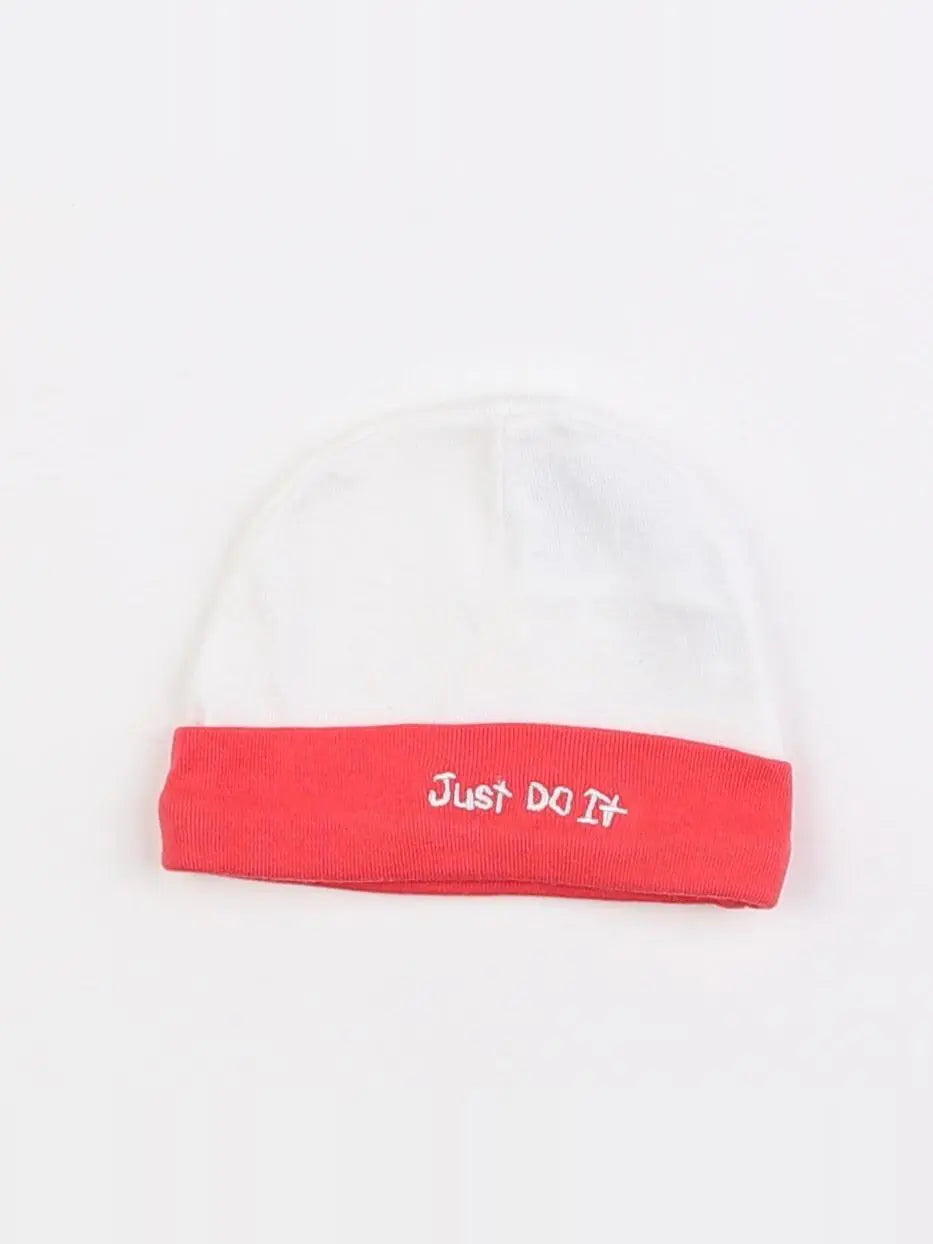 Nike - bonnet blanc - 6/12 mois