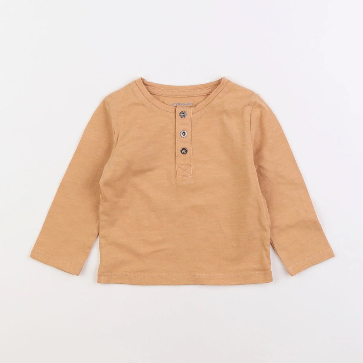 Vertbaudet - tee-shirt marron - 6 mois