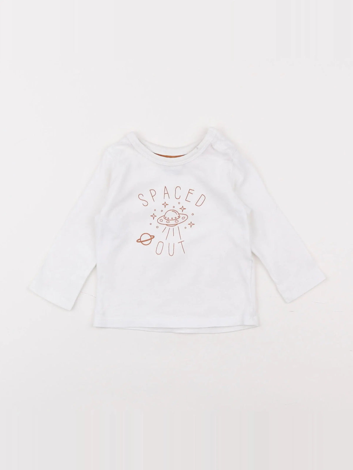 Vertbaudet - tee-shirt blanc - 3 mois