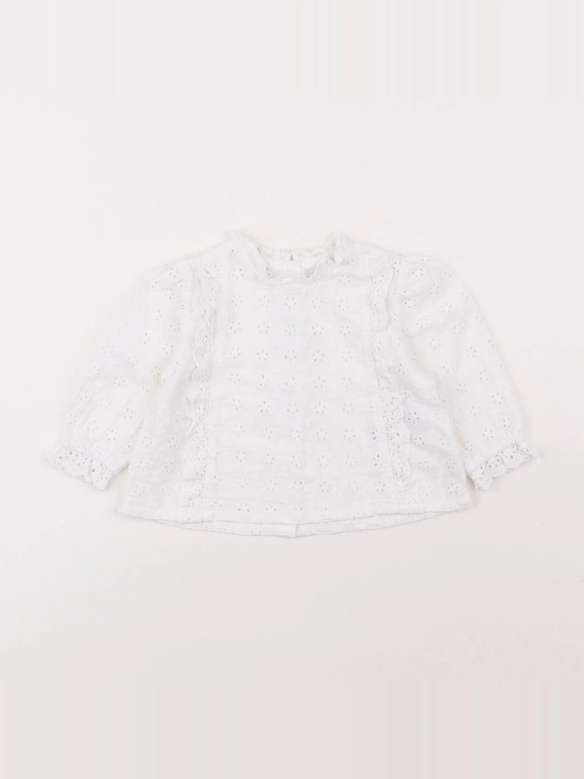 Vertbaudet - blouse blanc - 6 mois