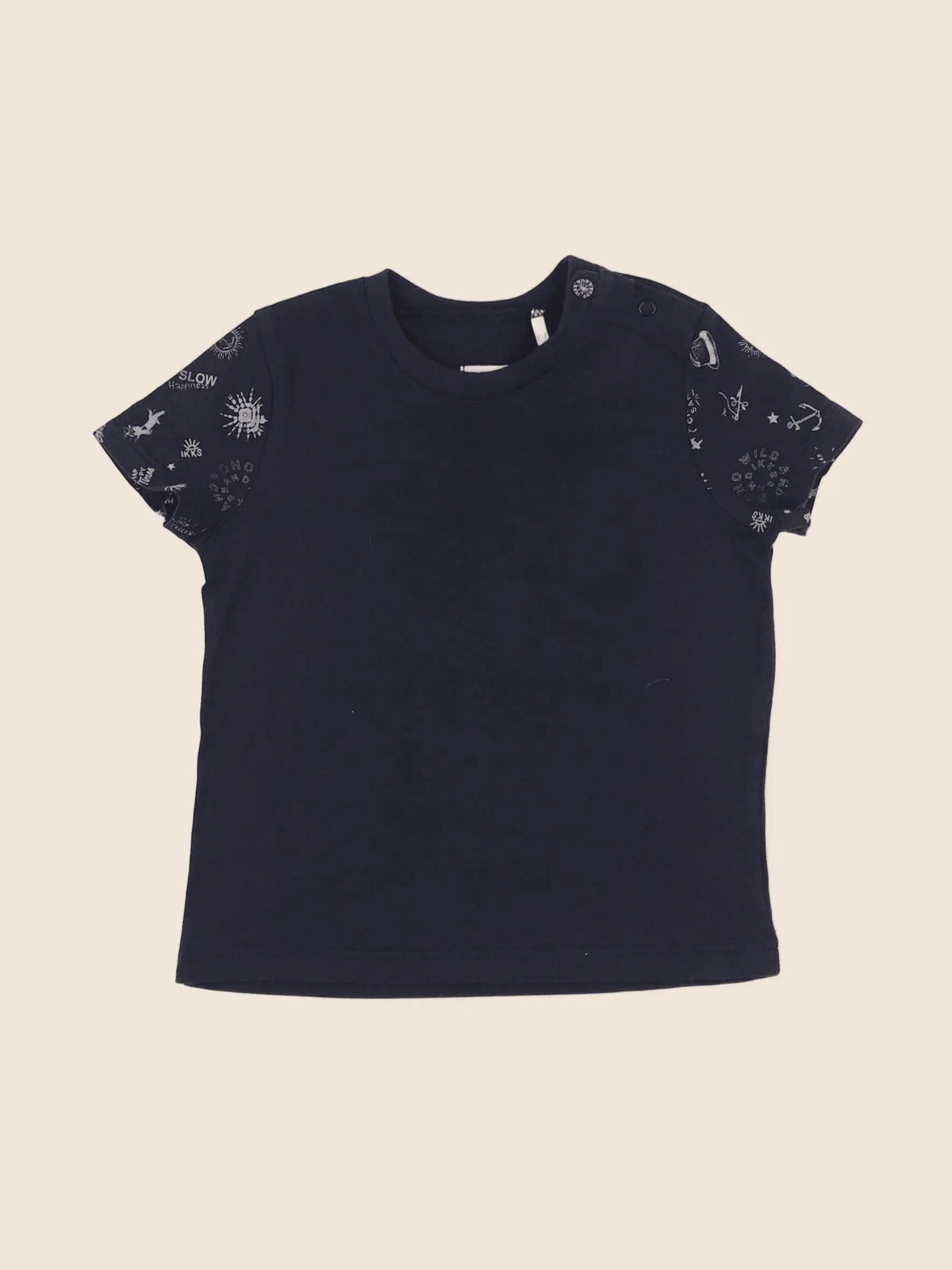 IKKS - tee-shirt bleu - 12 mois