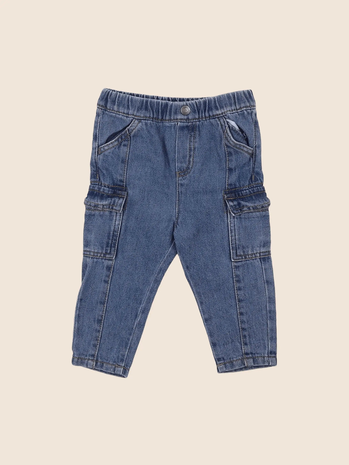 Vertbaudet - jean bleu - 9 mois